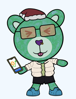 Best Polygon NFT Collection on Opensea - Jolly Teddy Party #5933