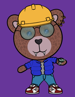 Best Polygon NFT Collection on Opensea - Jolly Teddy Party #5940