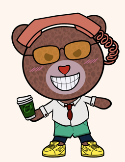 Best Polygon NFT Collection on Opensea - Jolly Teddy Party #5947