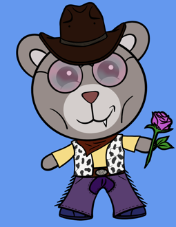 Best Polygon NFT Collection on Opensea - Jolly Teddy Party #595