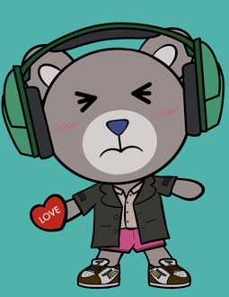 Best Polygon NFT Collection on Opensea - Jolly Teddy Party #5955