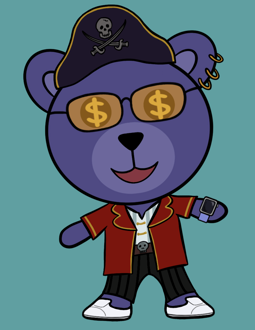 Best Polygon NFT Collection on Opensea - Jolly Teddy Party #596