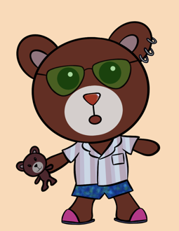 Best Polygon NFT Collection on Opensea - Jolly Teddy Party #5962