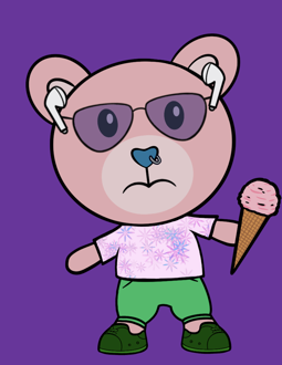Best Polygon NFT Collection on Opensea - Jolly Teddy Party #5966