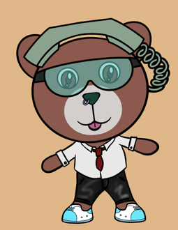 Best Polygon NFT Collection on Opensea - Jolly Teddy Party #5986