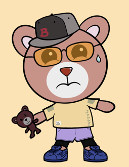Best Polygon NFT Collection on Opensea - Jolly Teddy Party #5994