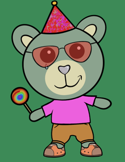 Best Polygon NFT Collection on Opensea - Jolly Teddy Party #5995