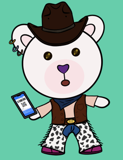 Best Polygon NFT Collection on Opensea - Jolly Teddy Party #5996
