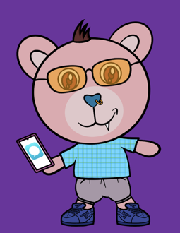 Best Polygon NFT Collection on Opensea - Jolly Teddy Party #5998
