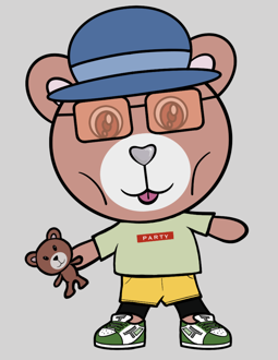 Best Polygon NFT Collection on Opensea - Jolly Teddy Party #6006