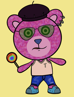 Best Polygon NFT Collection on Opensea - Jolly Teddy Party #6017