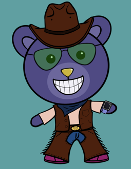 Best Polygon NFT Collection on Opensea - Jolly Teddy Party #6023