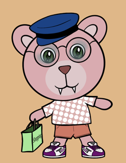 Best Polygon NFT Collection on Opensea - Jolly Teddy Party #6024
