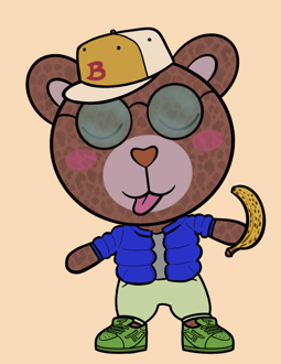 Best Polygon NFT Collection on Opensea - Jolly Teddy Party #6026