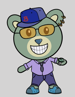 Best Polygon NFT Collection on Opensea - Jolly Teddy Party #6027