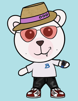 Best Polygon NFT Collection on Opensea - Jolly Teddy Party #6037