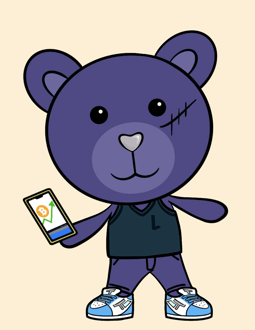 Best Polygon NFT Collection on Opensea - Jolly Teddy Party #6041