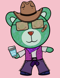 Best Polygon NFT Collection on Opensea - Jolly Teddy Party #6043