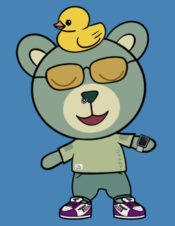 Best Polygon NFT Collection on Opensea - Jolly Teddy Party #6046