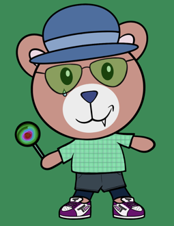 Best Polygon NFT Collection on Opensea - Jolly Teddy Party #6057