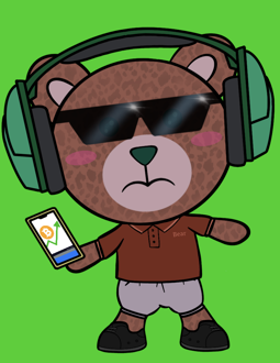 Best Polygon NFT Collection on Opensea - Jolly Teddy Party #6058