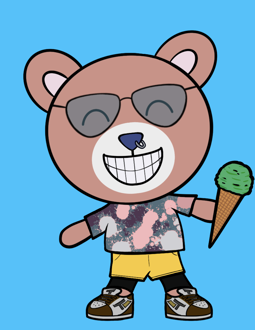 Best Polygon NFT Collection on Opensea - Jolly Teddy Party #6062