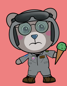 Best Polygon NFT Collection on Opensea - Jolly Teddy Party #6063