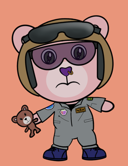 Best Polygon NFT Collection on Opensea - Jolly Teddy Party #6066