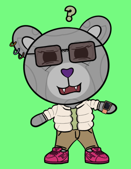 Best Polygon NFT Collection on Opensea - Jolly Teddy Party #6067
