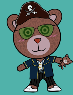Best Polygon NFT Collection on Opensea - Jolly Teddy Party #6074