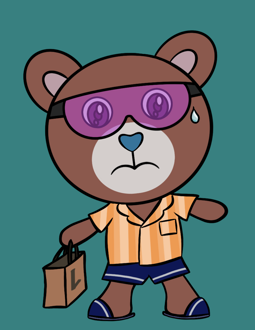 Best Polygon NFT Collection on Opensea - Jolly Teddy Party #6075