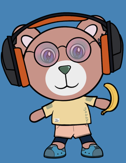 Best Polygon NFT Collection on Opensea - Jolly Teddy Party #6084