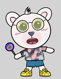 Best Polygon NFT Collection on Opensea - Jolly Teddy Party #6088