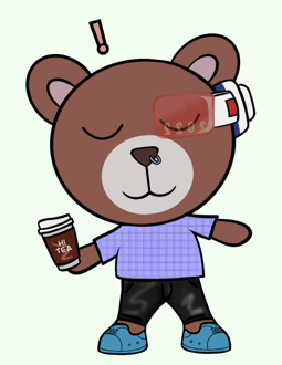 Best Polygon NFT Collection on Opensea - Jolly Teddy Party #6089