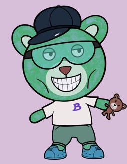 Best Polygon NFT Collection on Opensea - Jolly Teddy Party #6090