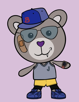 Best Polygon NFT Collection on Opensea - Jolly Teddy Party #6093