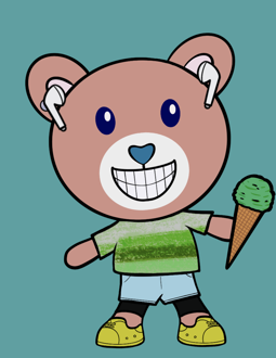 Best Polygon NFT Collection on Opensea - Jolly Teddy Party #6100