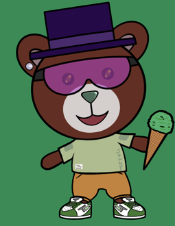 Best Polygon NFT Collection on Opensea - Jolly Teddy Party #6101