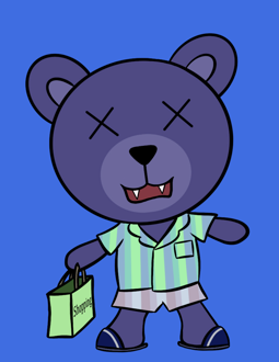 Best Polygon NFT Collection on Opensea - Jolly Teddy Party #6118