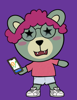 Best Polygon NFT Collection on Opensea - Jolly Teddy Party #6135