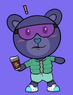 Best Polygon NFT Collection on Opensea - Jolly Teddy Party #6138