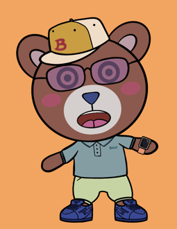 Best Polygon NFT Collection on Opensea - Jolly Teddy Party #6140