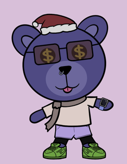 Best Polygon NFT Collection on Opensea - Jolly Teddy Party #6146