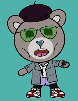 Best Polygon NFT Collection on Opensea - Jolly Teddy Party #6152