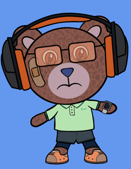 Best Polygon NFT Collection on Opensea - Jolly Teddy Party #6159