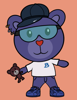 Best Polygon NFT Collection on Opensea - Jolly Teddy Party #6163