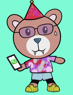 Best Polygon NFT Collection on Opensea - Jolly Teddy Party #6172