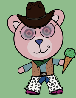 Best Polygon NFT Collection on Opensea - Jolly Teddy Party #6174