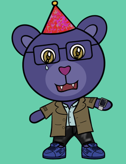Best Polygon NFT Collection on Opensea - Jolly Teddy Party #6179