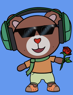 Best Polygon NFT Collection on Opensea - Jolly Teddy Party #618